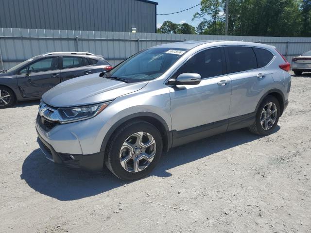 7FARW1H85JE017647 - 2018 HONDA CR-V EXL SILVER photo 1