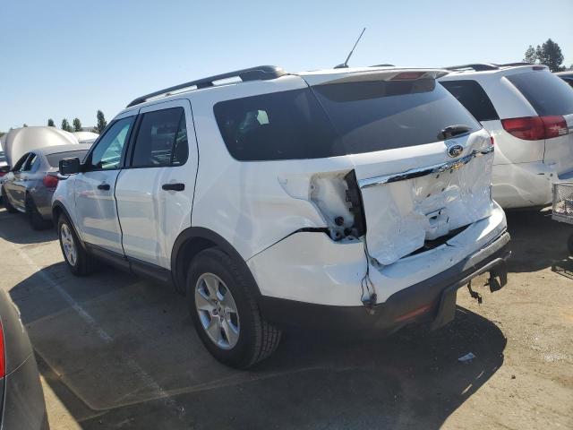 1FM5K7B85EGB01735 - 2014 FORD EXPLORER WHITE photo 2