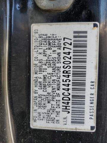 JH4DC4454RS024727 - 1994 ACURA INTEGRA LS BLACK photo 13