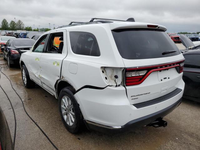 1C4RDJAG9EC476279 - 2014 DODGE DURANGO SXT WHITE photo 2