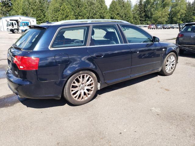 WAUKF78E88A169749 - 2008 AUDI A4 2.0T AVANT QUATTRO BLUE photo 3