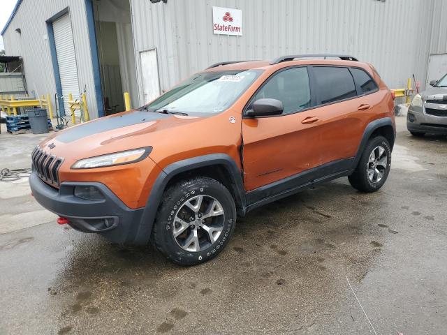 1C4PJMBS3GW114843 - 2016 JEEP CHEROKEE TRAILHAWK ORANGE photo 1