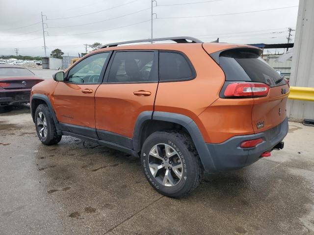 1C4PJMBS3GW114843 - 2016 JEEP CHEROKEE TRAILHAWK ORANGE photo 2