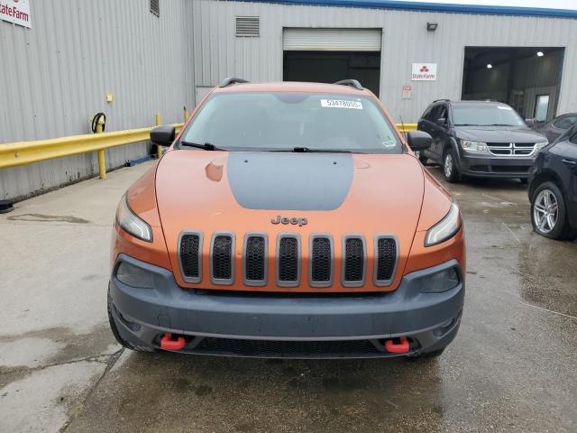 1C4PJMBS3GW114843 - 2016 JEEP CHEROKEE TRAILHAWK ORANGE photo 5