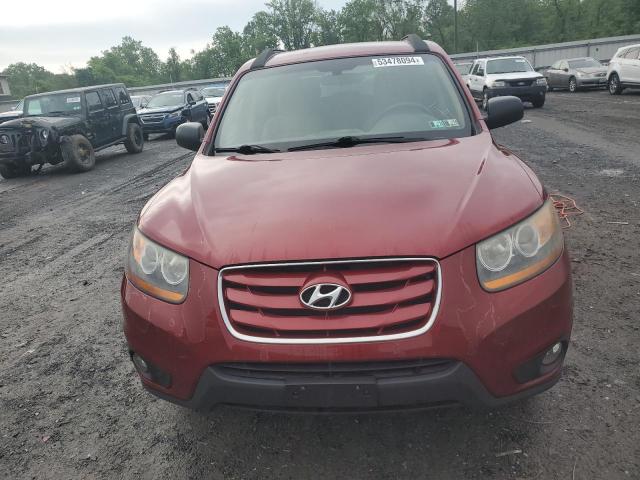 5XYZGDAB0BG009868 - 2011 HYUNDAI SANTA FE GLS RED photo 5