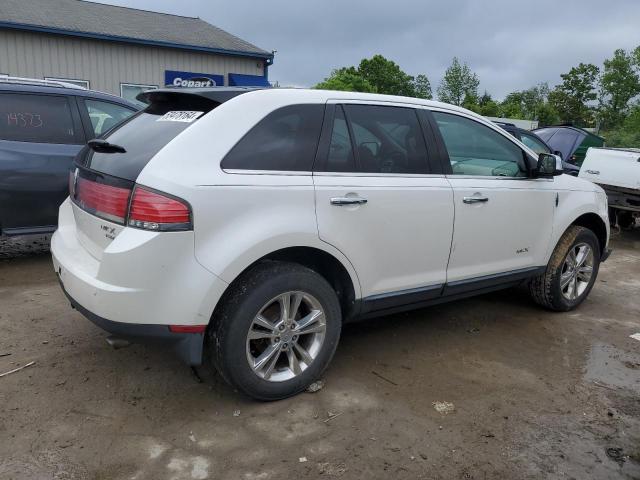 2LMDJ8JC5ABJ14727 - 2010 LINCOLN MKX WHITE photo 3