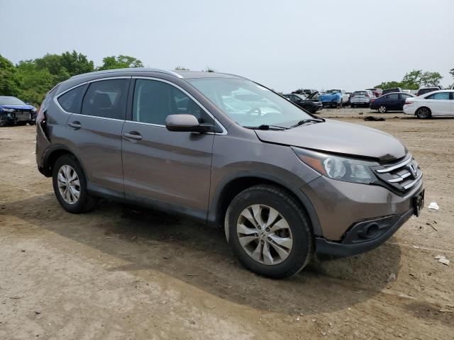 2HKRM4H71EH639616 - 2014 HONDA CR-V EXL GRAY photo 4