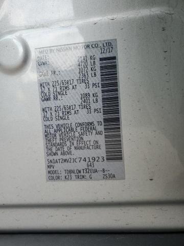 5N1AT2MV2JC741923 - 2018 NISSAN ROGUE S SILVER photo 13