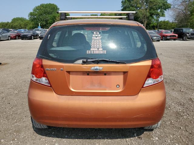 KL1TD62635B341837 - 2005 CHEVROLET AVEO BASE Narıncı foto 6