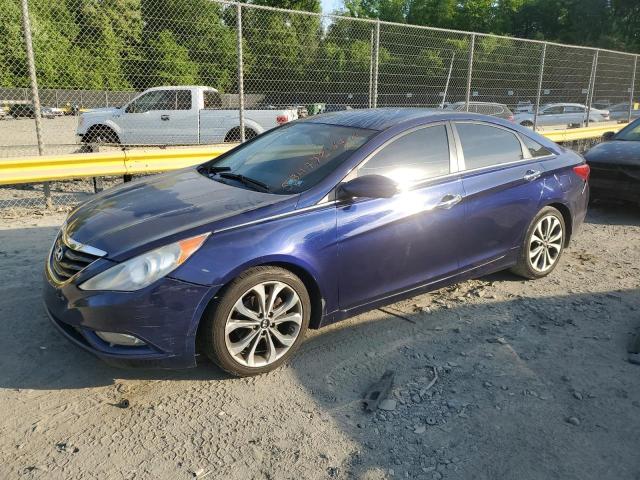 5NPEC4AB4DH749476 - 2013 HYUNDAI SONATA SE BLUE photo 1