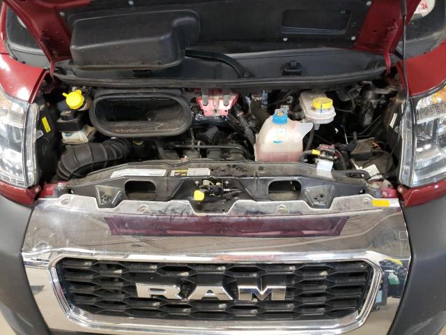 3C6URVUG0LE104311 - 2020 RAM PROMASTER 3500 HIGH წითელი ფოტო 12