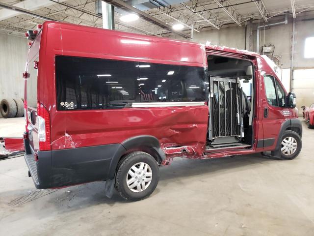 3C6URVUG0LE104311 - 2020 RAM PROMASTER 3500 HIGH წითელი ფოტო 3