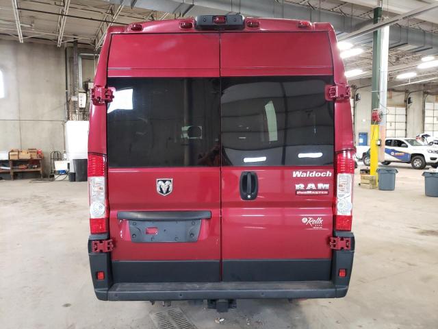 3C6URVUG0LE104311 - 2020 RAM PROMASTER 3500 HIGH წითელი ფოტო 6