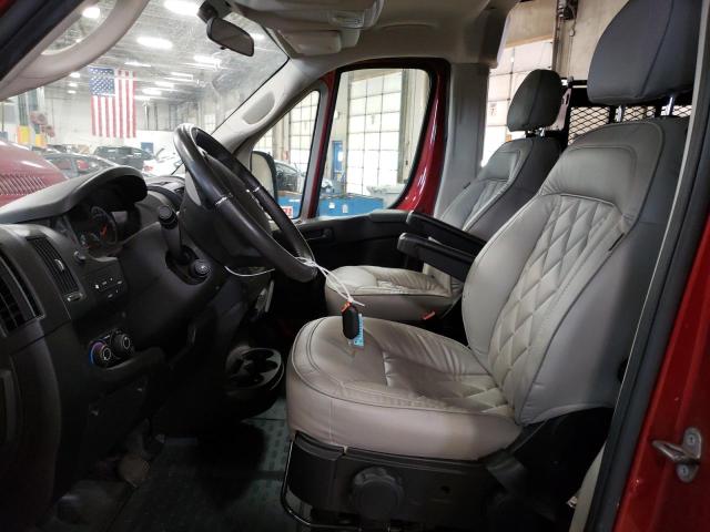 3C6URVUG0LE104311 - 2020 RAM PROMASTER 3500 HIGH წითელი ფოტო 7