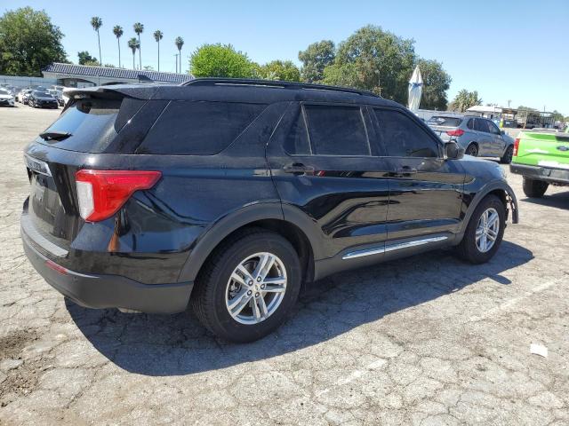 1FMSK7DH6MGA62801 - 2021 FORD EXPLORER XLT BLACK photo 3