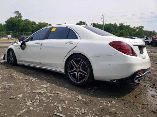 WDDUG8JB7JA394237 - 2018 MERCEDES-BENZ S 63 AMG 4MATIC WHITE photo 2