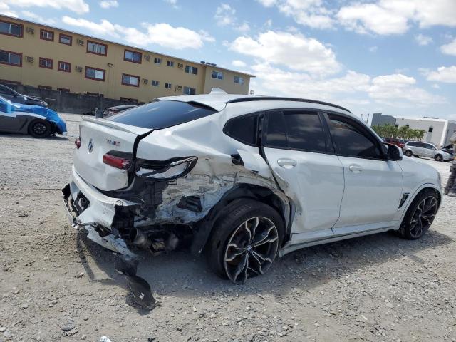 5YMUJ0C00LLU67228 - 2020 BMW X4 M COMPETITION WHITE photo 3