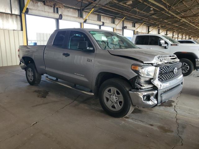 5TFRY5F18MX294502 - 2021 TOYOTA TUNDRA DOUBLE CAB SR/SR5 GRAY photo 4