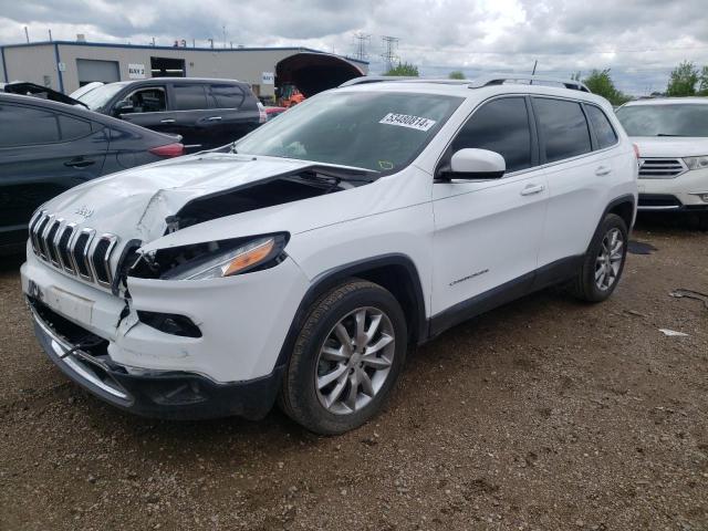 1C4PJLDS7HD233483 - 2017 JEEP CHEROKEE LIMITED WHITE photo 1