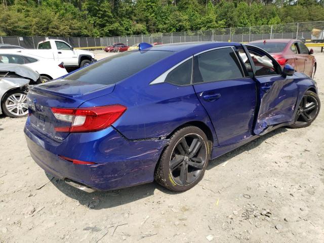 1HGCV1F37JA264819 - 2018 HONDA ACCORD SPORT BLUE photo 3