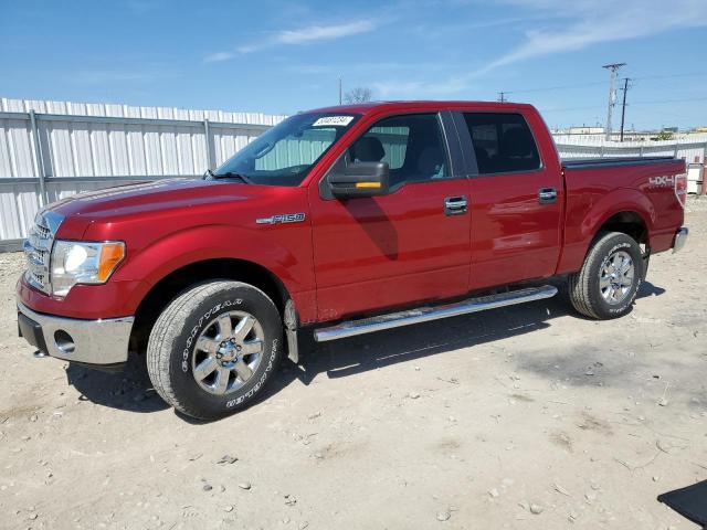 1FTFW1EF0EFB95890 - 2014 FORD F150 SUPERCREW RED photo 1