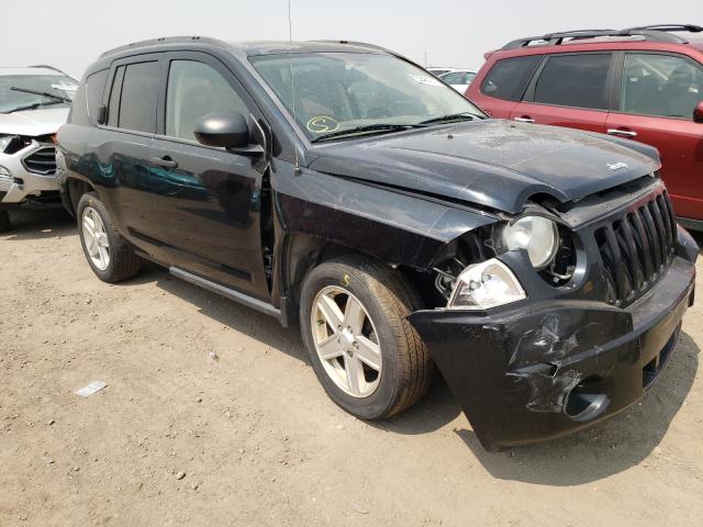 1J8FF47W77D168028 - 2007 JEEP COMPASS BLACK photo 1