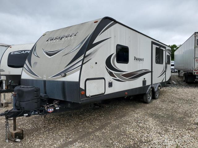 4YDT25220KK410725 - 2019 KEYSTONE PASSPORT CREAM photo 2