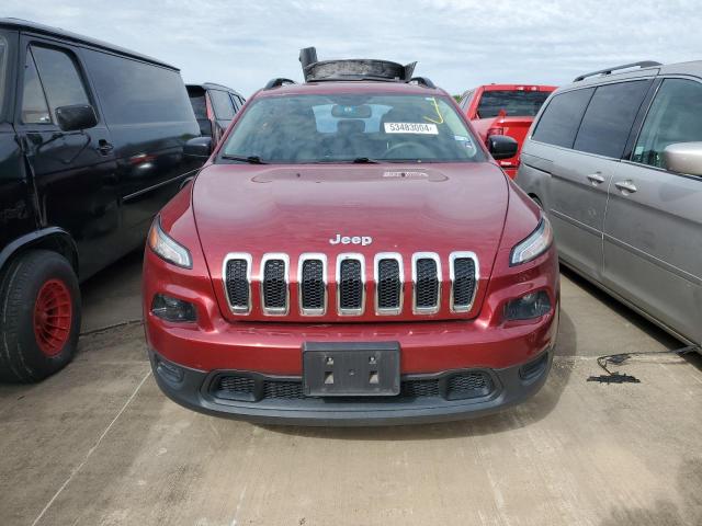 1C4PJLABXGW336856 - 2016 JEEP CHEROKEE SPORT RED photo 5