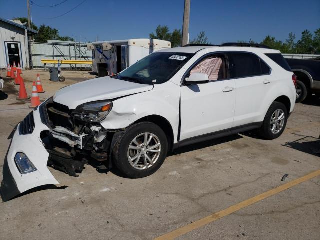 2GNALCEK1H1617678 - 2017 CHEVROLET EQUINOX LT WHITE photo 1