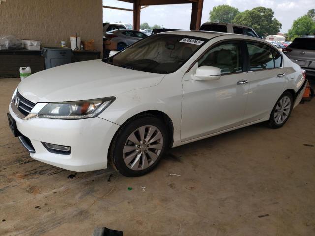 1HGCR2F81DA091373 - 2013 HONDA ACCORD EXL WHITE photo 1