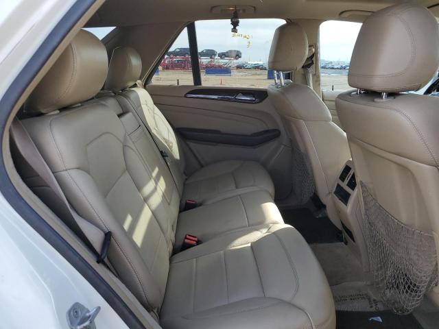 4JGDA5HB8CA011629 - 2012 MERCEDES-BENZ ML 350 4MATIC WHITE photo 11