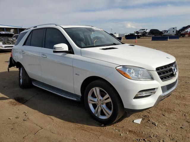 4JGDA5HB8CA011629 - 2012 MERCEDES-BENZ ML 350 4MATIC WHITE photo 4