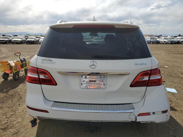 4JGDA5HB8CA011629 - 2012 MERCEDES-BENZ ML 350 4MATIC WHITE photo 6