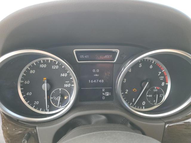 4JGDA5HB8CA011629 - 2012 MERCEDES-BENZ ML 350 4MATIC WHITE photo 9