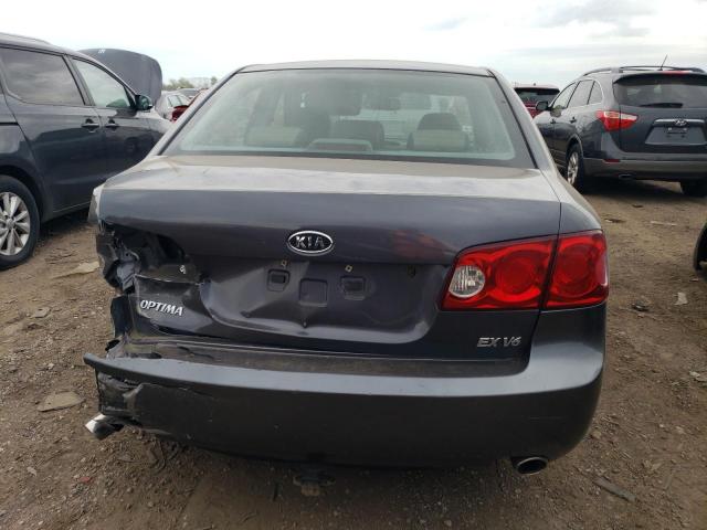 KNAGE124X75136488 - 2007 KIA OPTIMA LX GRAY photo 6