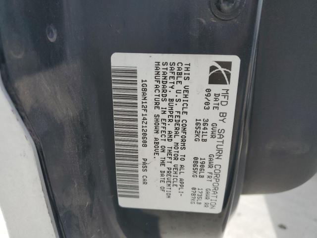 1G8AN12F14Z120608 - 2004 SATURN ION LEVEL 2 SILVER photo 13