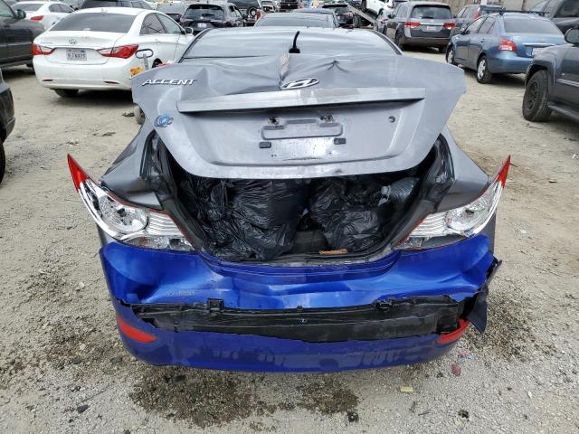 KMHCU4AE8DU470502 - 2013 HYUNDAI ACCENT GLS TWO TONE photo 6