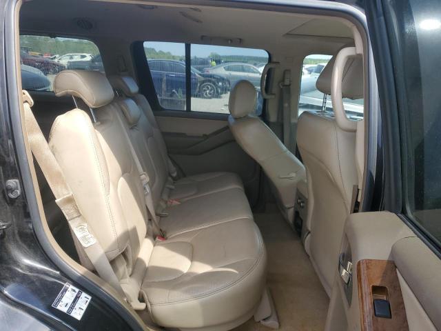 5N1AR18U66C684692 - 2006 NISSAN PATHFINDER LE BLACK photo 10