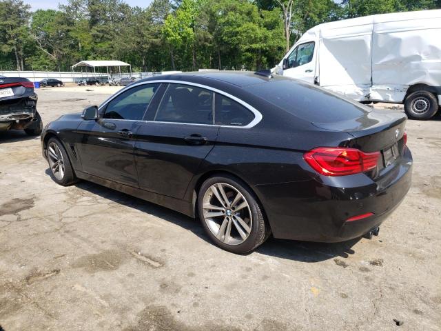 WBA4J1C57KBM16630 - 2019 BMW 430I GRAN COUPE BLACK photo 2