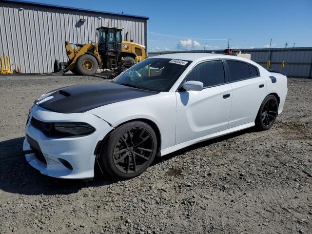 2C3CDXGJ3KH576161 - 2019 DODGE CHARGER SCAT PACK WHITE photo 1