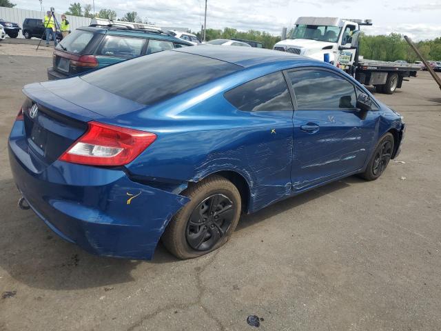 2HGFG3B50DH529094 - 2013 HONDA CIVIC LX BLUE photo 3