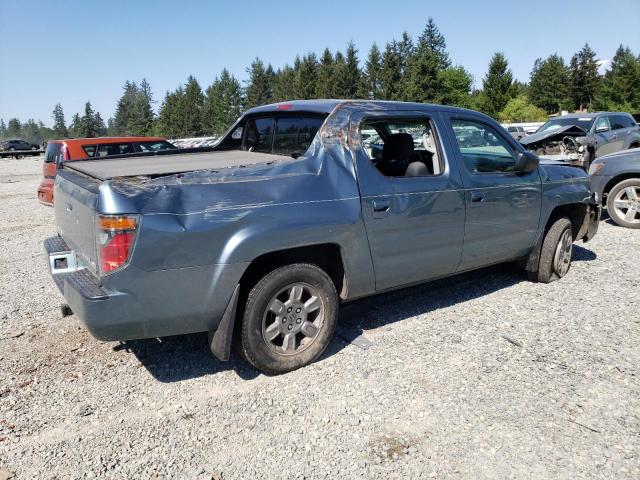 2HJYK16387H533431 - 2007 HONDA RIDGELINE RTX BLUE photo 3