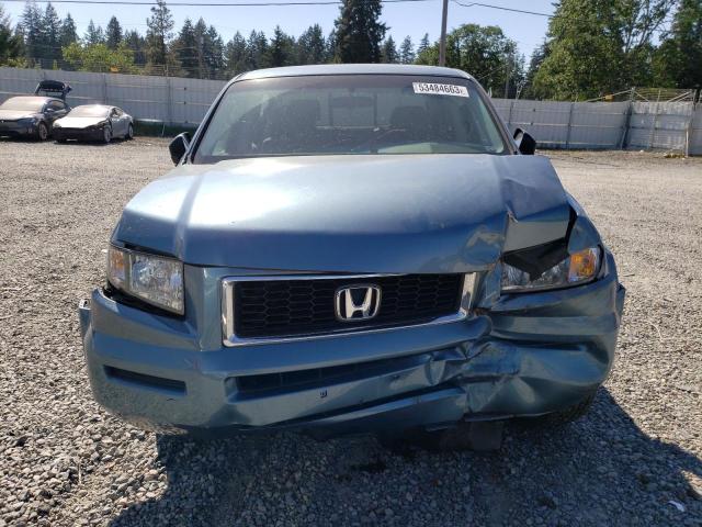 2HJYK16387H533431 - 2007 HONDA RIDGELINE RTX BLUE photo 5