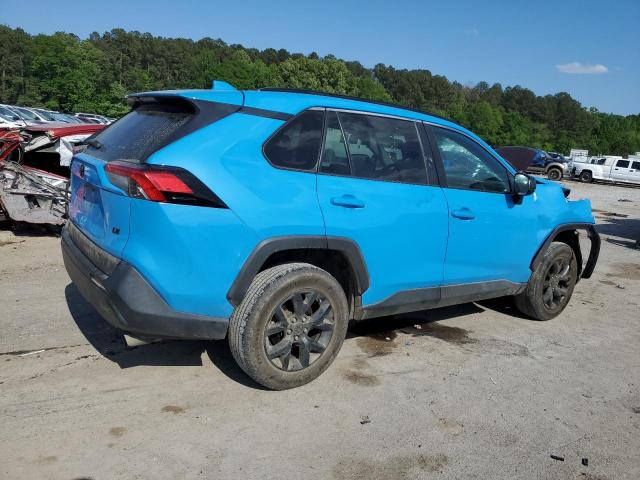 2T3H1RFV1MW145749 - 2021 TOYOTA RAV4 LE BLUE photo 3