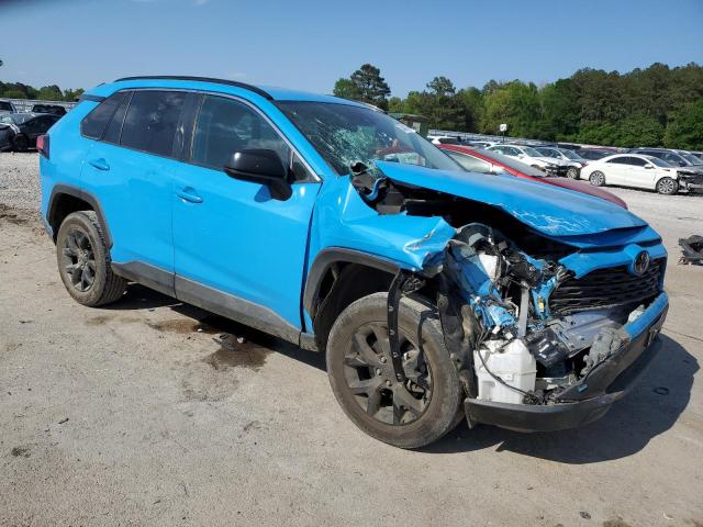 2T3H1RFV1MW145749 - 2021 TOYOTA RAV4 LE BLUE photo 4