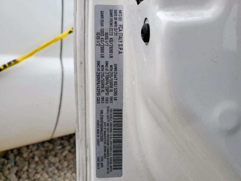 ZFBHRFABXM6U33990 - 2021 RAM PROMASTER WHITE photo 14