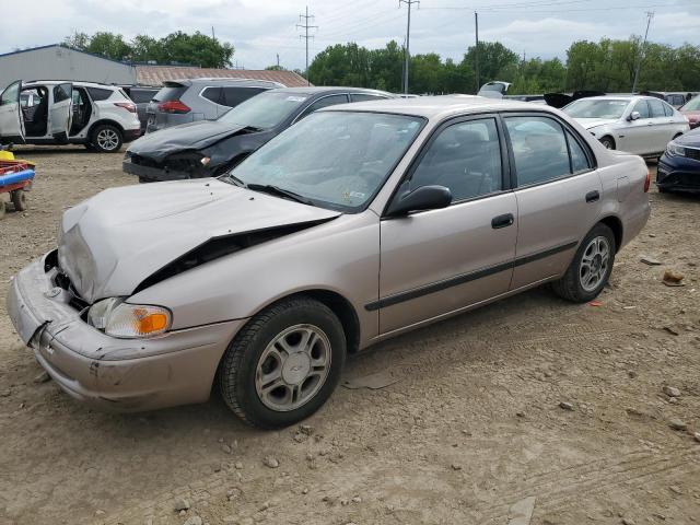 1Y1SK5485YZ406021 - 2000 CHEVROLET GEO PRIZM BASE TAN photo 1