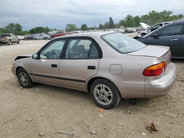 1Y1SK5485YZ406021 - 2000 CHEVROLET GEO PRIZM BASE TAN photo 2