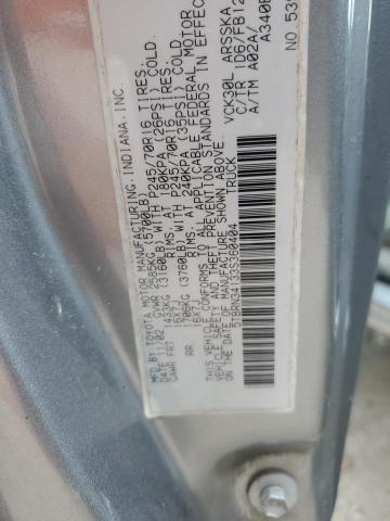 5TBRN34133S360404 - 2003 TOYOTA TUNDRA ACCESS CAB SR5 GRAY photo 13