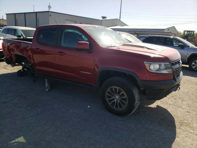1GCGTEEN5J1322491 - 2018 CHEVROLET COLORADO ZR2 BURGUNDY photo 4